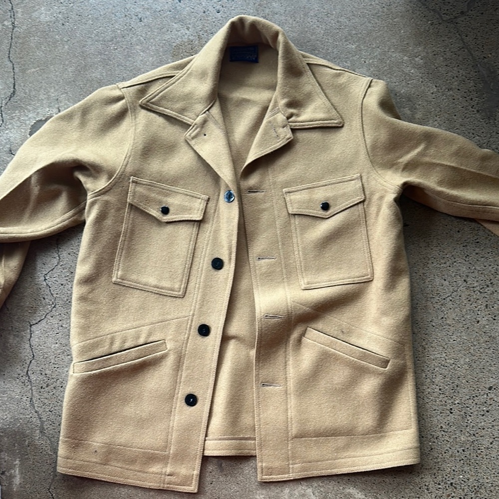Men's Tan Jacket pendleton medium